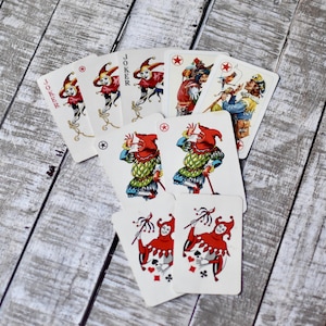 Vintage Collectable Jokers Playing Cards Small Collection Jokers