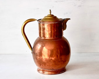 Antique Big Copper Jug Vases Water Jug Home Decor Rustic Decor