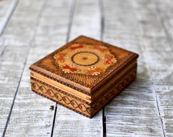 camel wooden cigarette box Vintage Cigarettes With Mirror Vintage Wooden Box Camel Cigarette