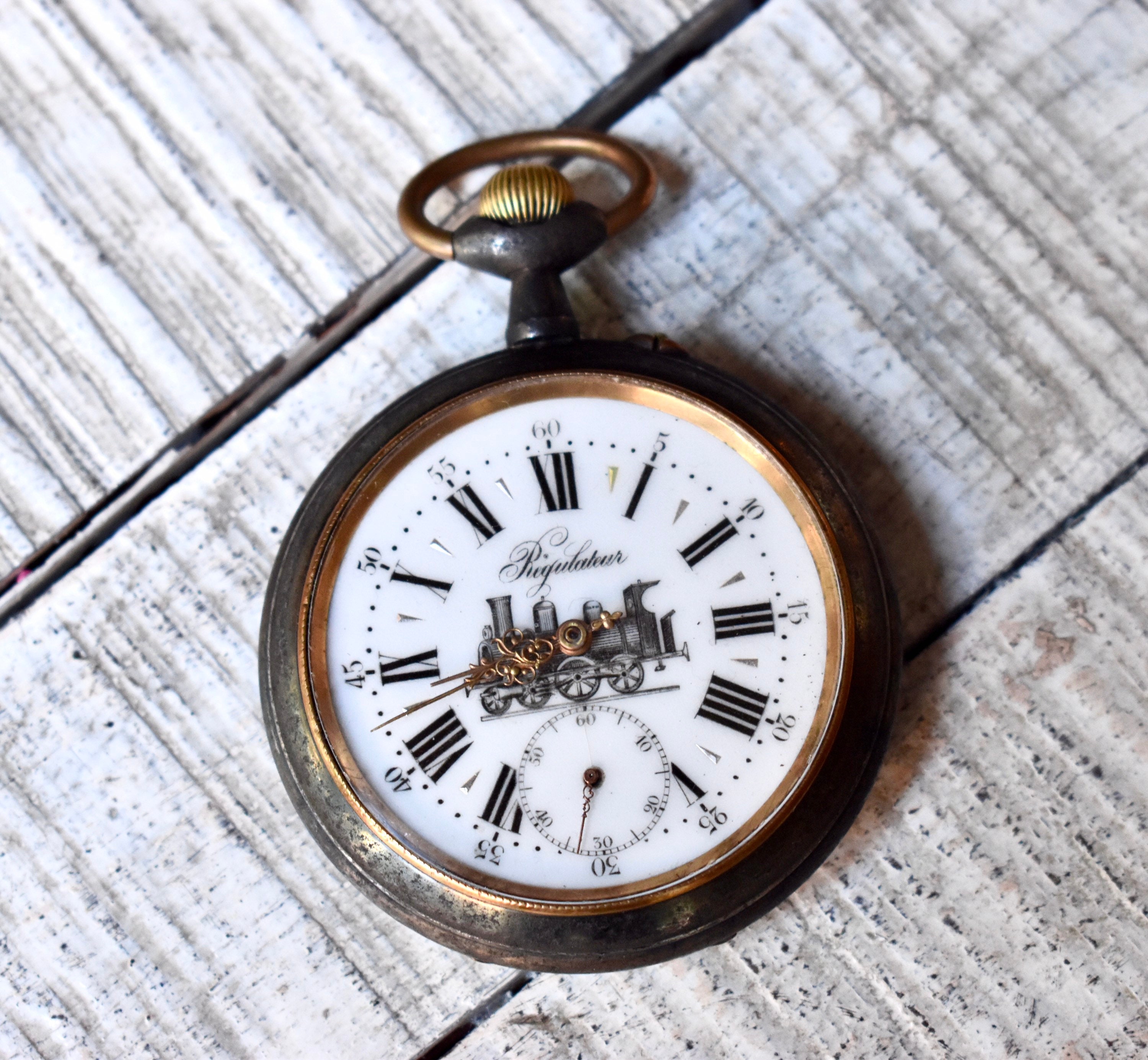 Goliath pocket watch Etsy Mexico
