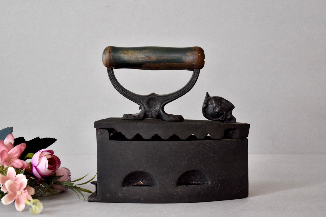 Antique Cast Iron Home Decor Vintage Gift Old Cast Iron Rustic Etsy