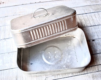 Vintage Military Aluminium  Medical German Army  Box Vintage Medicine Tools Storage Box Military Supply