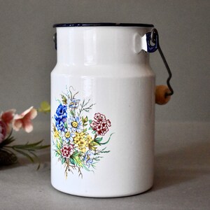Vintage Emaille Milch Juk Home Decor Küche Dekor Deutschland Milchtopf rustikale Dekor