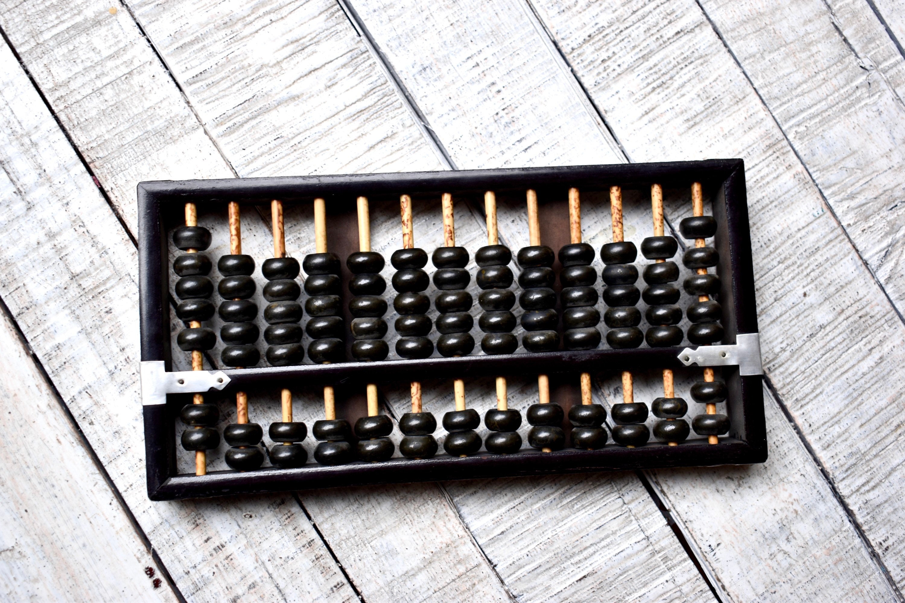 vintage chinois en bois abacus vrai fait à la main outils éducatifs enfants cadeau