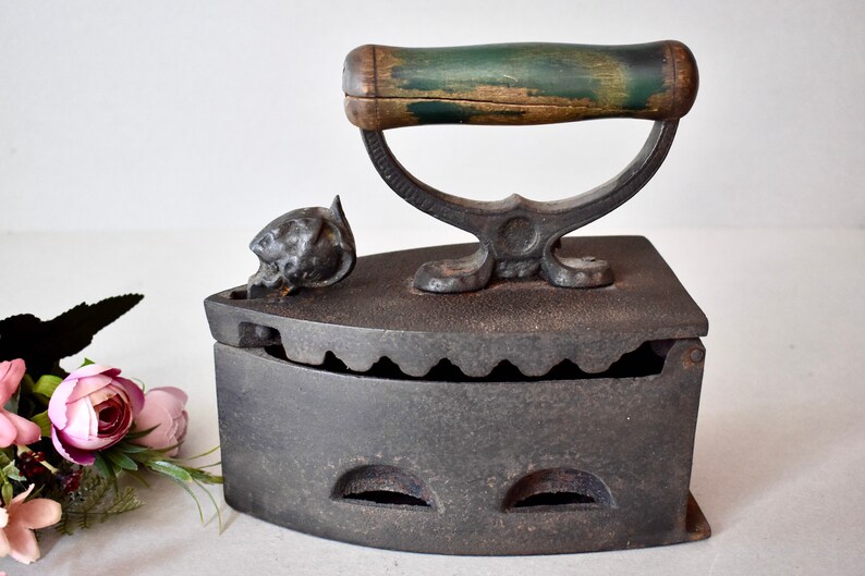 Antique Cast Iron Home Decor Vintage Gift Old Cast Iron Rustic Decor Etsy