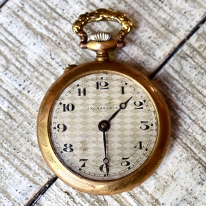 Antique Bronze Pocket Watch Roskopf Collectable Incassable Pocket Watch