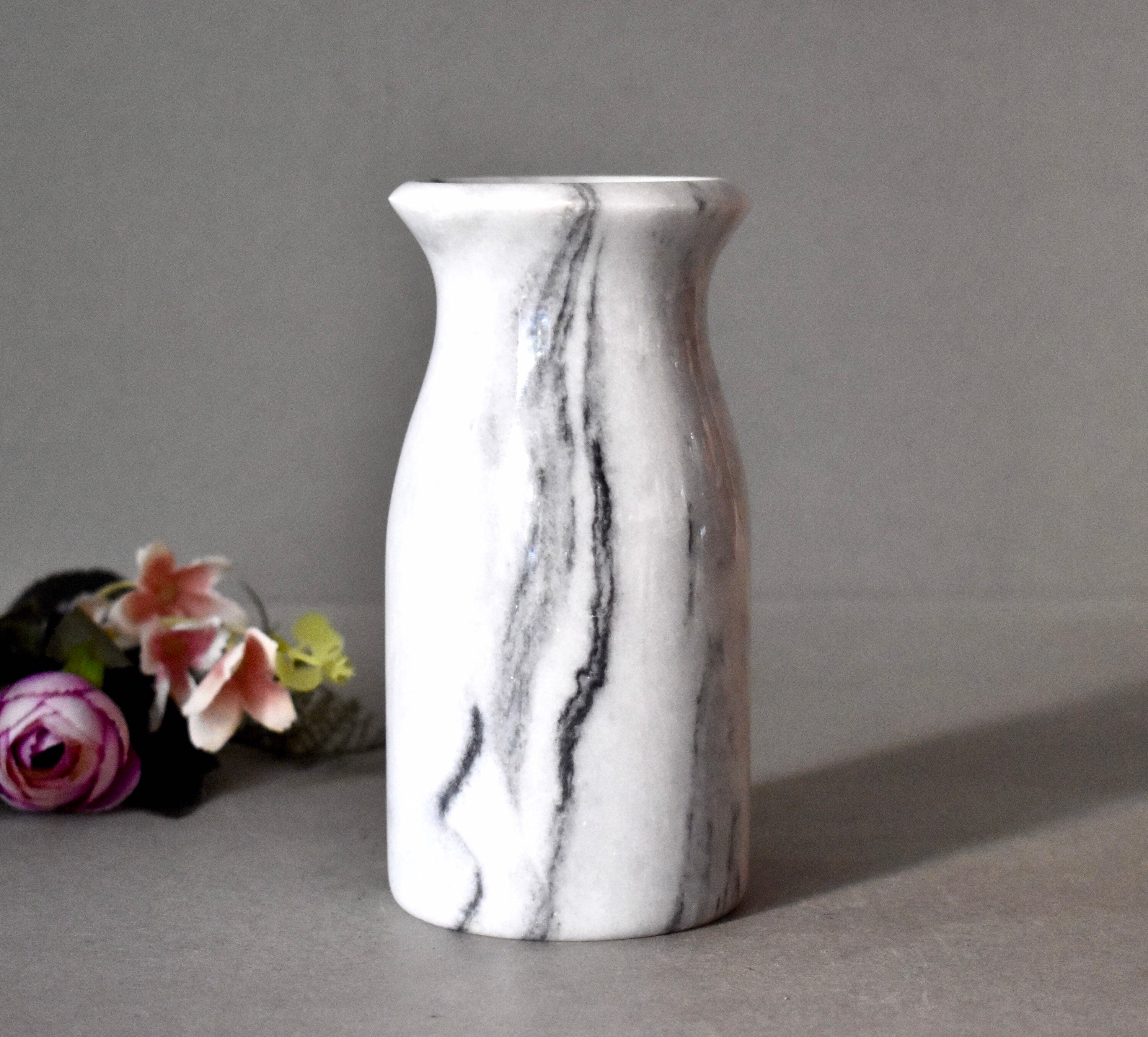 ヴィンテージ 大理石 インテリア ボウル 置物 壺 花瓶 植栽