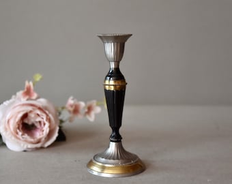 VTG 鋳鉄製三脚付き黒燭台 パイクゴス スチームパンク キャンドル