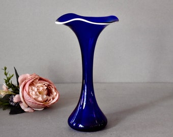Vintage Vases Colored Glass Vases Retro Decor Home Decor Studio Art Glass