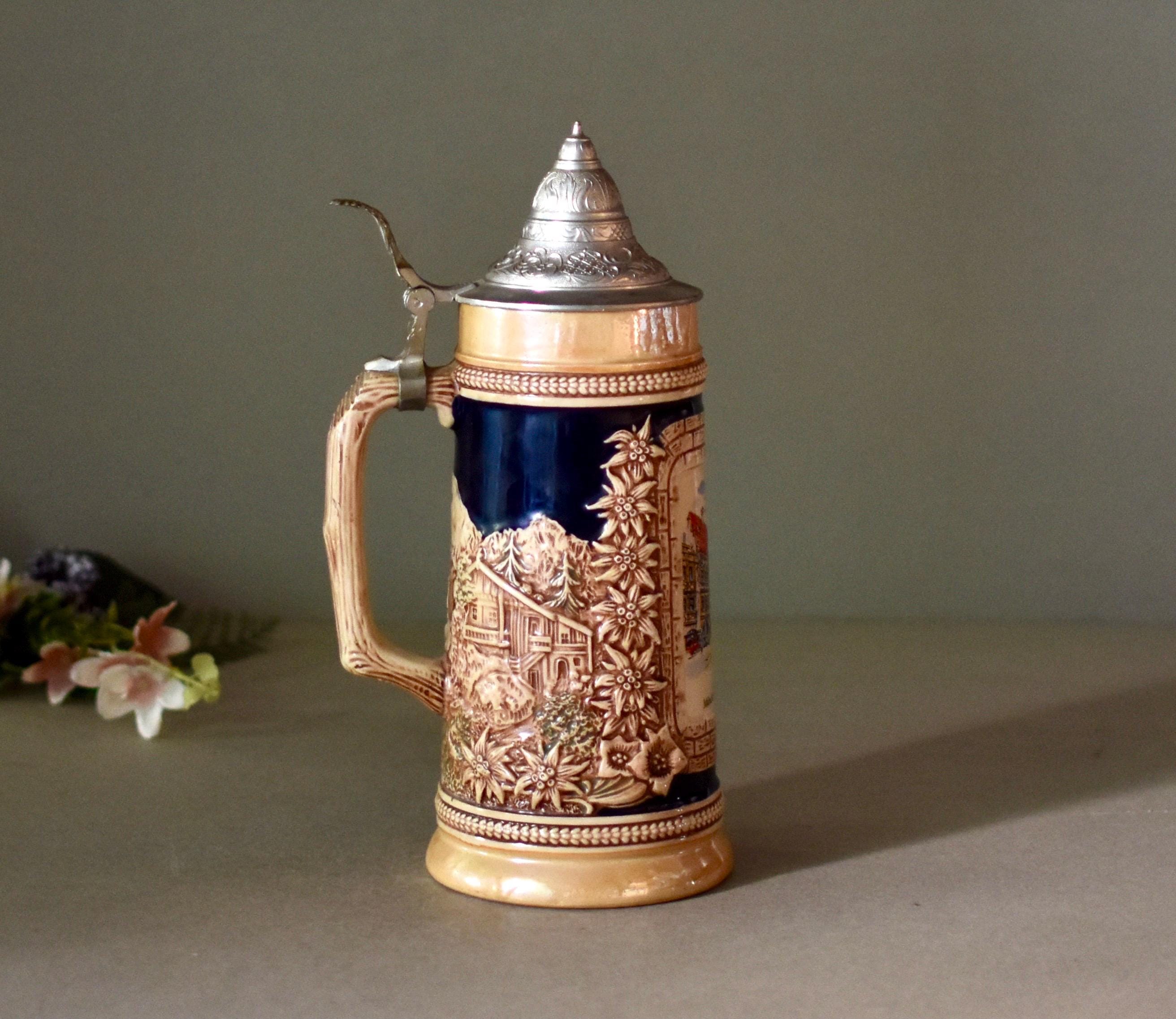 ヴィンテージ 陶器製ビールジョッキ ヴィンテージ 陶器製ビール