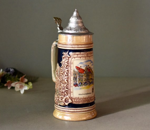 ヴィンテージ 陶器製ビールジョッキ ヴィンテージ 陶器製ビール