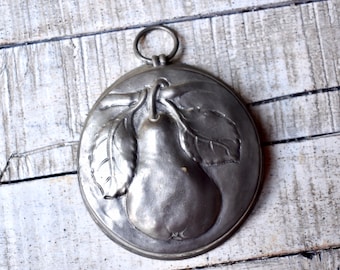 Antique Pewter Cooking Form Vintage Cook Form Kitchen Decor Vintage Jelly- Making Form