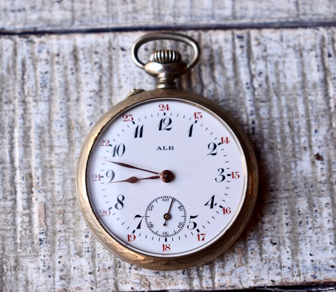 Antique Swiss Pocket Watch ABL Watch Collectable Pocket Watch Etsy