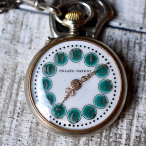 Antique Roskopf Patent Pocket Watch Collectable Pocket Watch With Chain