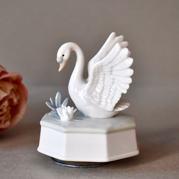 Swan Figurine Etsy