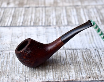 Vintage Italian Medico Crest Ancient Bruyere Pipe Rustic - Etsy