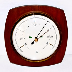 Vintage Germany Ship Barometer Collection Gift Nautical Decor