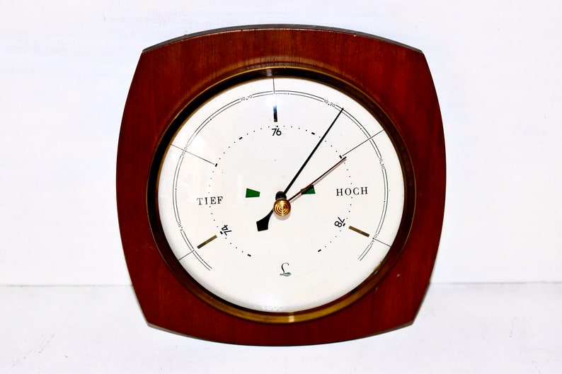Vintage Germany Ship Barometer Collection Gift Nautical Decor