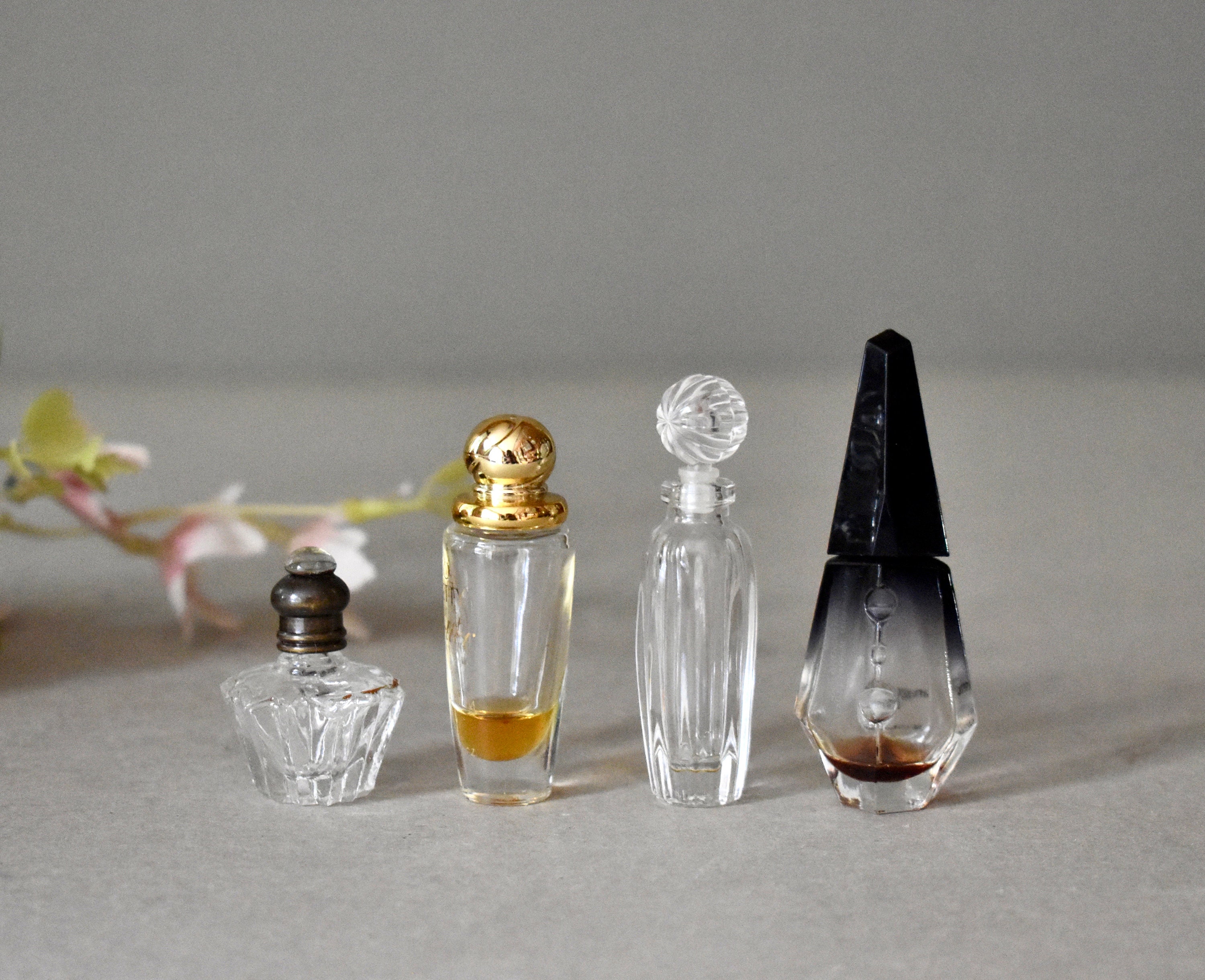 Vintage Four Perfume Empty Bottle Art Deco French Perfume Bottle