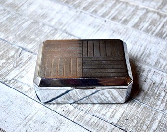 Vintage Metal Cigarette Box Retro Tobacco Box Collectable Cigar Box