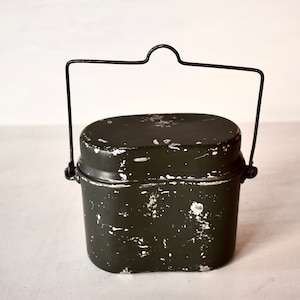 Vintage Military Canteen German Army Water Flask  Canteen Vintage Military Supply Camping Tools