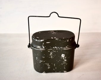 Vintage Military Canteen German Army Water Flask  Canteen Vintage Military Supply Camping Tools