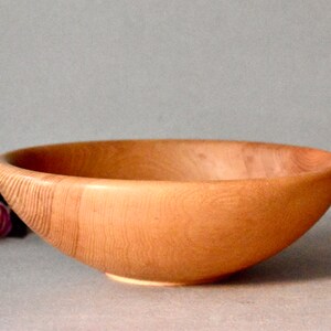 Vintage Wooden Bowl Fruit Serving Bowl Hand Carved Wooden Bowl Home Decor