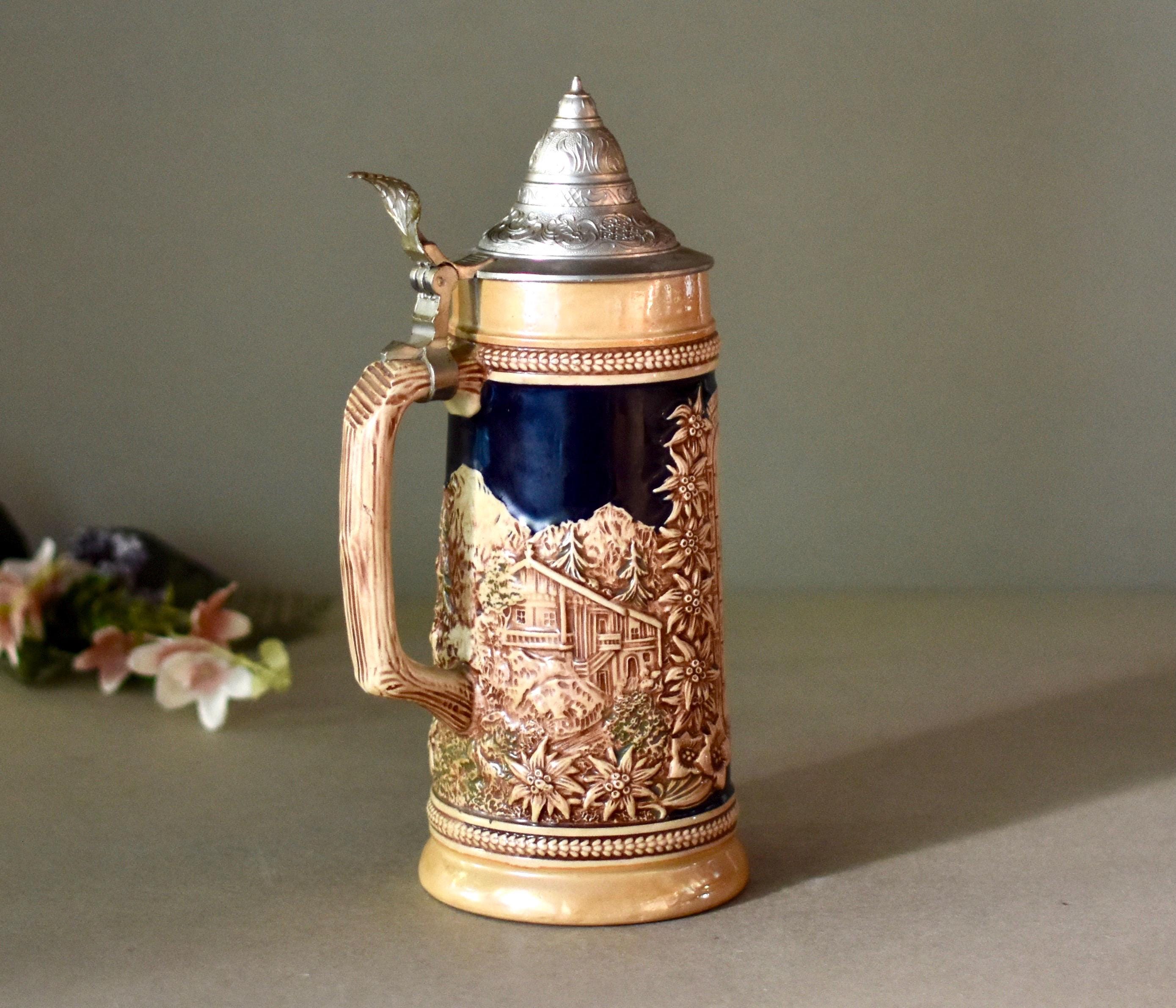 ヴィンテージ 陶器製ビールジョッキ ヴィンテージ 陶器製ビール