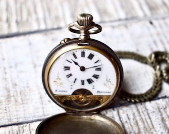 Montre de poche HEBDOMAS de travail 8 jours montre bracelet