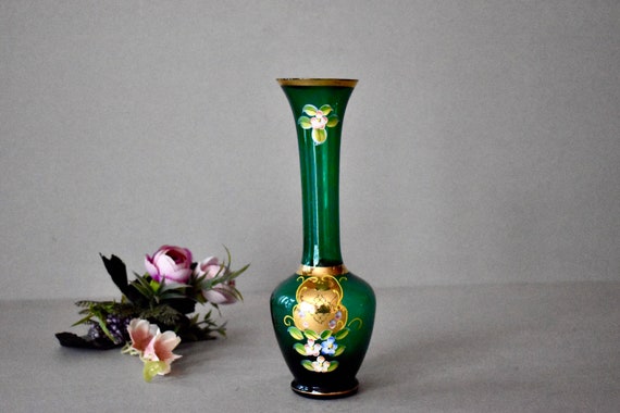 アール・ヌーボーガラス花瓶