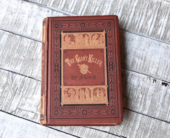 Antique Children's Book The Giant Killer Nelson&Sons