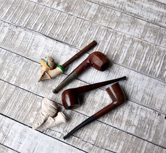 tobacco pipe parts Fabrication of Antique Smoking Pipe Parts Collectable