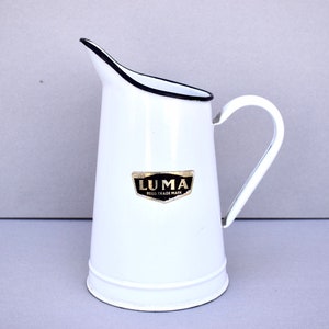 Vintage Enamel Jug Home Decor Vintage Decor Rustic Decor