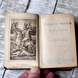 Antique Germany Catholic Pocket Book 1922 German Missal Antique Book Pocket Prayer Book