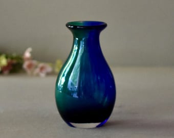 Vintage Vases Colored Glass Vases Retro Decor Home Decor Vintage Gift