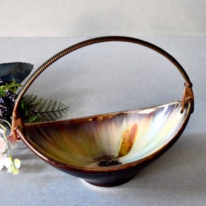 Vintage Ceramic Decorative Tray - Hand Painted Home Decor Centrepieces Table Decor Bonbonniera