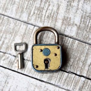 Vintage Germany Padlock Collectable Padlock Retro Padlock