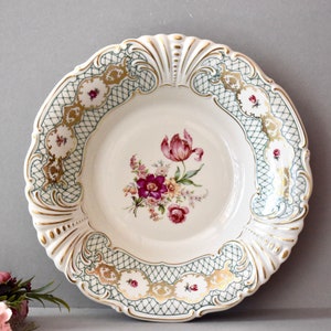 Vintage Porcelain Plate German Bavarian Porcelain Home Decor Vintage Gift