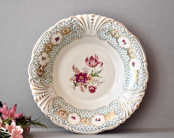 Vintage Porcelain Plate German Bavarian Porcelain Home Decor Vintage Gift