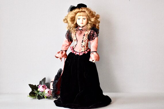 Vintage Germany Porcelain Doll Vintage Gift Home Decor Collectable