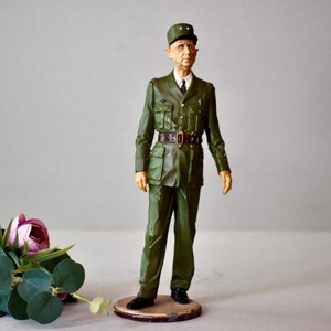 Vintage Lead Figurine - General Charles De Gaulle Military Collection Statuette