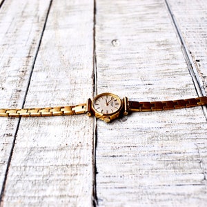 Antique Swiss Ladies Watch Wrist Women - Pontiac Watch Gilded Art Deco Women's Watch image 5
