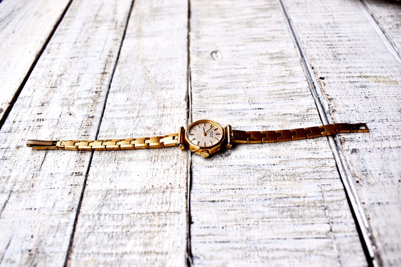 Antique Swiss Ladies Watch Wrist Women - Pontiac Watch Gilded Art Deco Women's Watch image 5