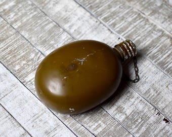 Vintage Military Canteen Russian Army Water Flask Water Canteen Vintage Water Flask Military Green