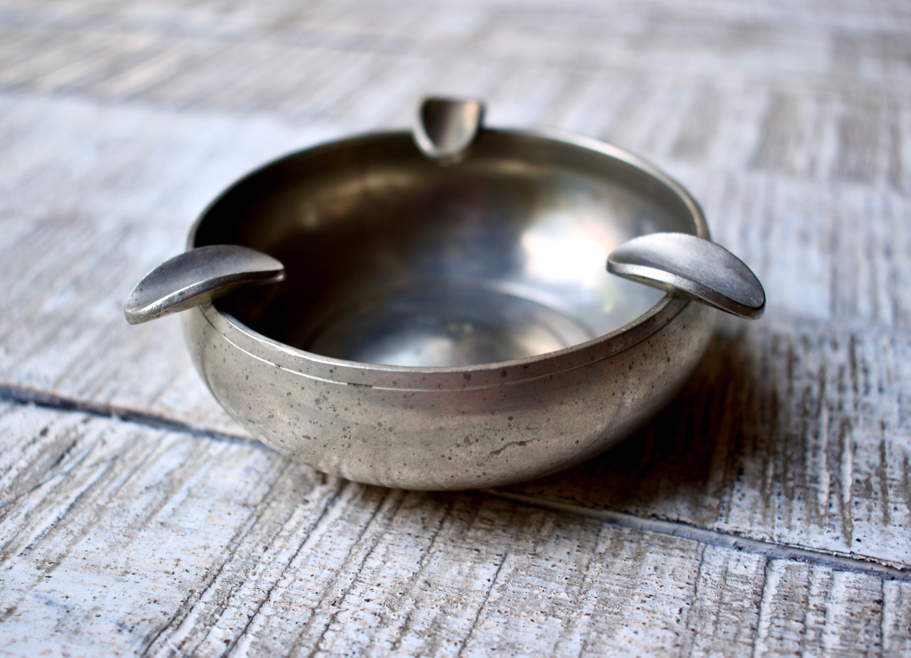 Vintage Pewter Ashtray Malaysia Pewter Ashtray Home Decor Etsy