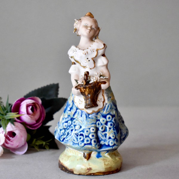 Vintage Porcelain Figurine Ramon Ingles Valencia Home Decor Collection Porcelain Doll