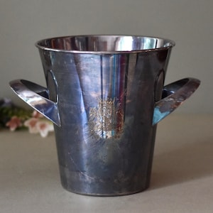 Vintage Silver Plated Champagne Bottle Cooler  Ice Cooler Wine Serving Home Decor Restorant Bottle Cooler Ice Bucket