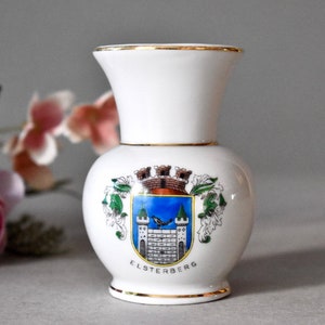Vasos de porcelana da Alemanha Ocidental vintage Decoração para casa Decoração de mesa de porcelana Royal Kaiser
