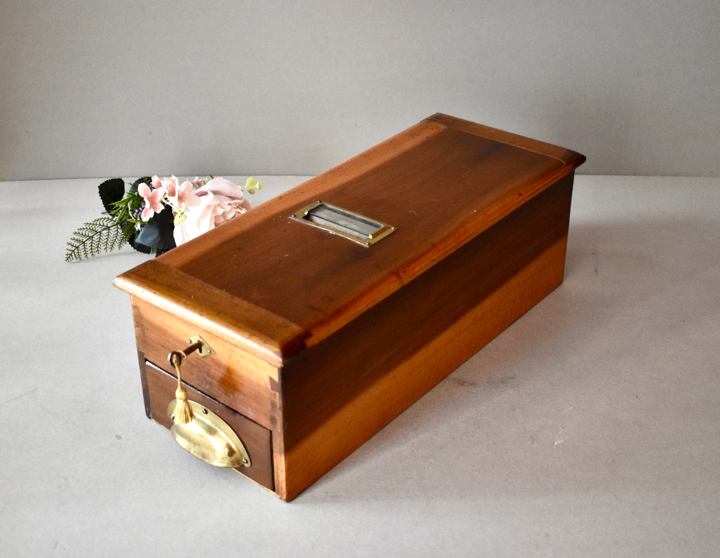 Vintage Wooden Travel Case, Suitcase, Box | eBay