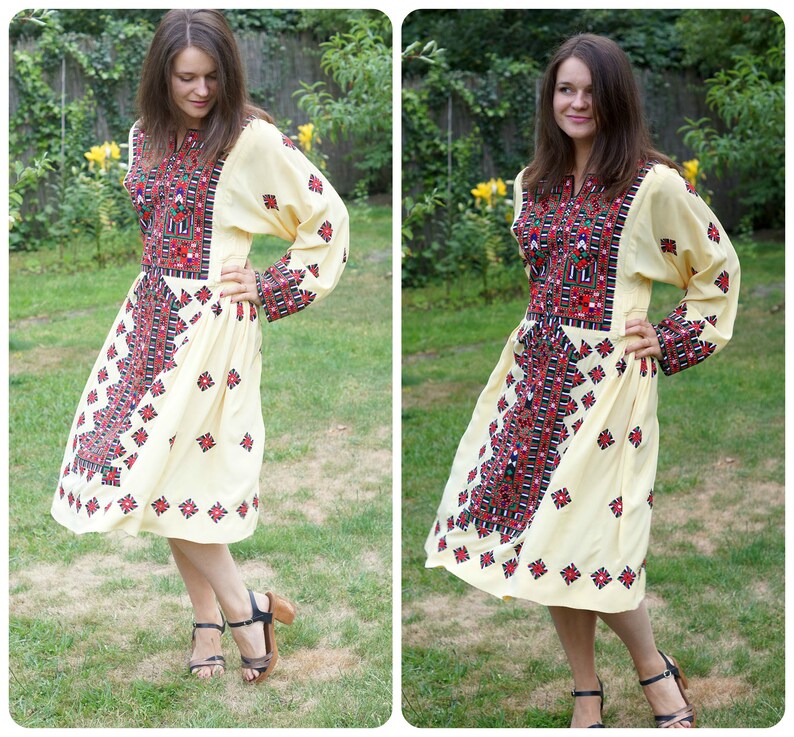 Vintage BALOCHI Silk Dress. Tribal Hand Stitched Dress. Hand Etsy